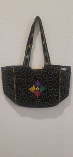 Traditional Pakistani Hand-Embroidered Shoulder Bag - Artisan Crafted